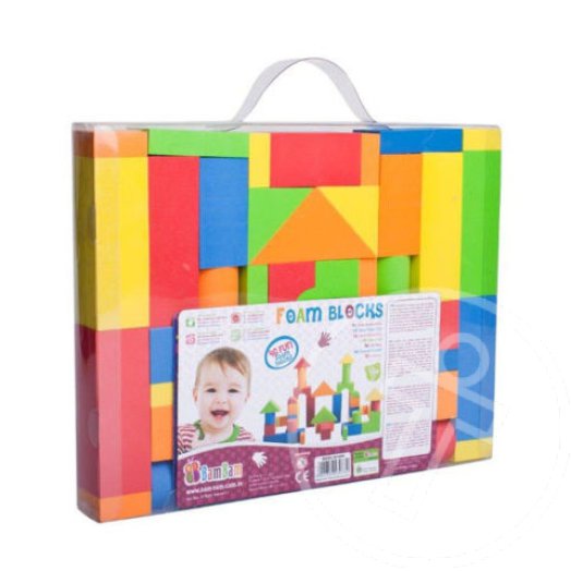 Habszivacs építő kocka 46 db-os - B-toys