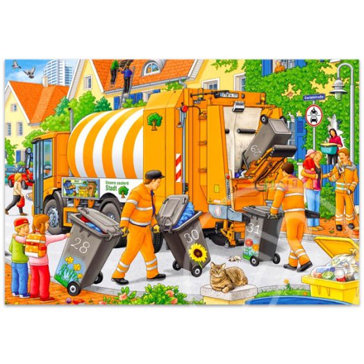 Ravensburger kukásautó puzzle - 2 x 24 db