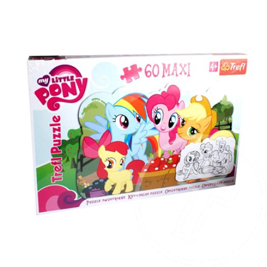 Én Kicsi Pónim 60 db-os 2 oldalas Maxi puzzle - Trefl