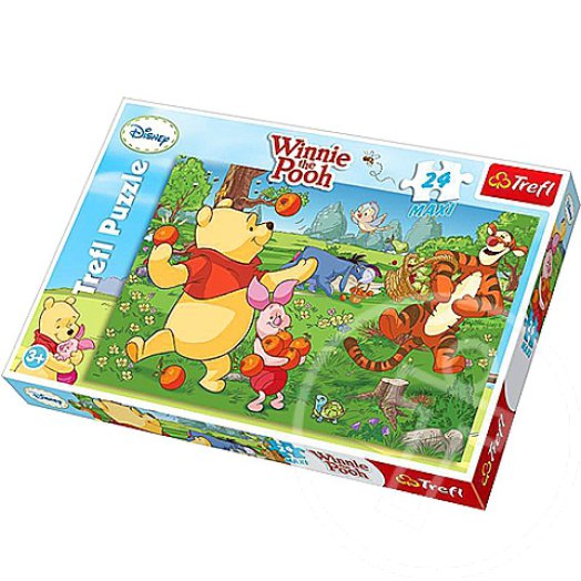 Micimackó almát szed 24db-os Maxi puzzle - Trefl