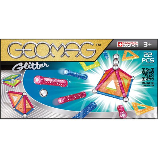 Geomag Glitter: 22 db-os csillámos készlet