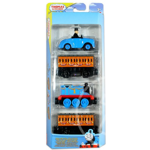 Thomas: kismozdonyok 4 darabos készlet - Ünnep Sodor szigetén (TA-TP)