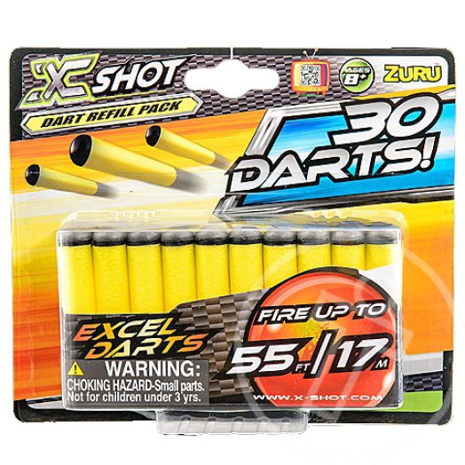 XShot 30 darabos szivacslövedék utántöltő