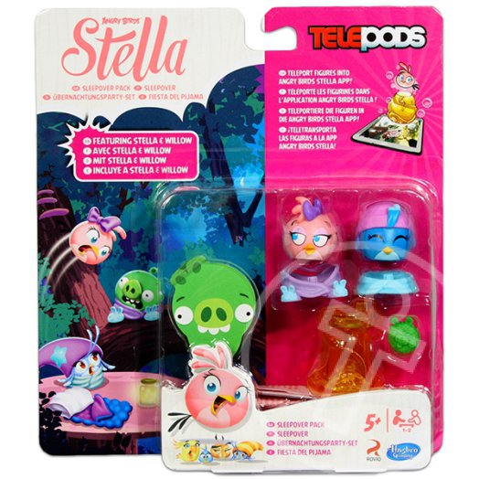 Angry Birds Stella: Telepods Duo Pack - rózsaszín és kék madár