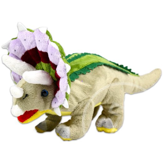 Dinoszaurusz plüssfigura: Triceratops - 30 cm
