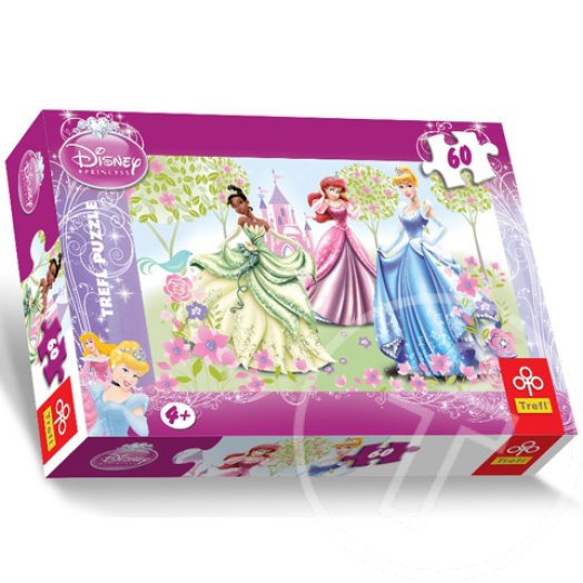 Disney hercegnők: Séta a kertben 60 db-os puzzle - Trefl
