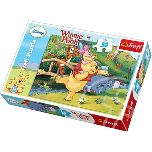 Micimackó barátokkal a kispataknál 30db-os puzzle - Trefl