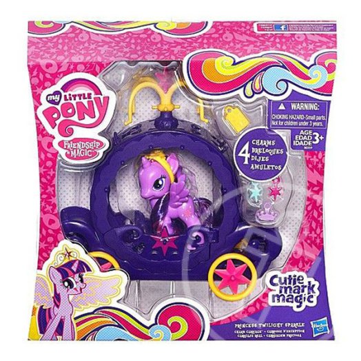 Én kicsi pónim: póni díszíthető hintóval - Twilight Sparkle