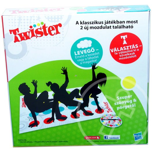 Twister társasjáték két új mozdulattal