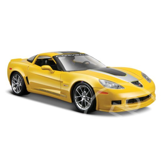 2009 Corvette Z06 GT1 Commemorative autómodell - 1:24, sárga