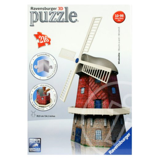 Szélmalom 216 darabos 3D puzzle
