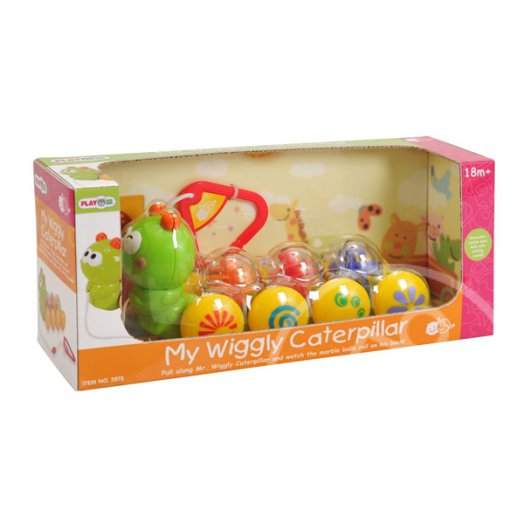 Wiggly, a húzható kukac bébijáték