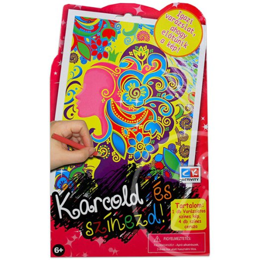 Karcold és színezd! - tündér