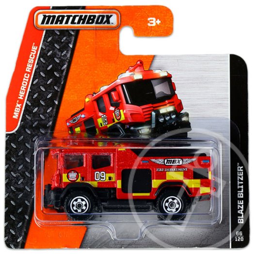 Matchbox: MBX Heroic Rescue: Blaze Blitzer kisautó - piros