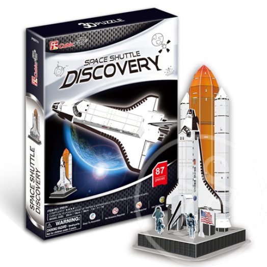 Discovery űrrepülőgép 3D puzzle - 87 darabos
