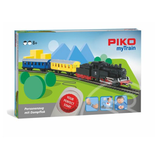 Piko Mytrain személyvonat gőzmozdonnyal szett