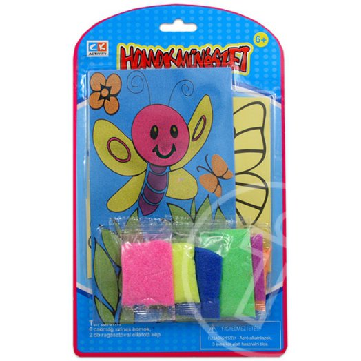 Homokművészet - kék szett