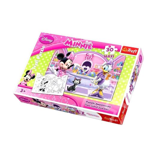 Minnie egér és Daisy kacsa 30 db-os kétoldalas puzzle
