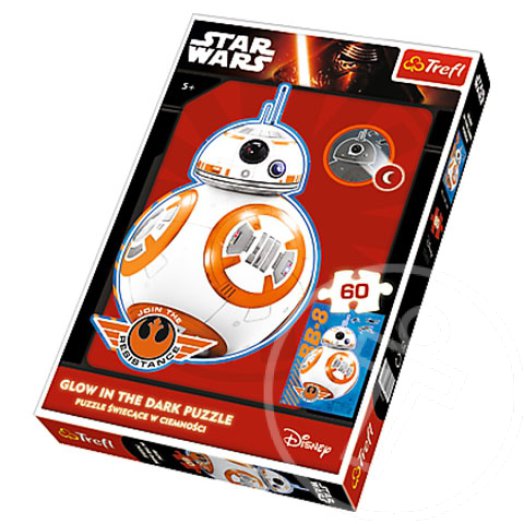 Star Wars - BB-8 - 60 db-os fluoreszkáló puzzle - Trefl