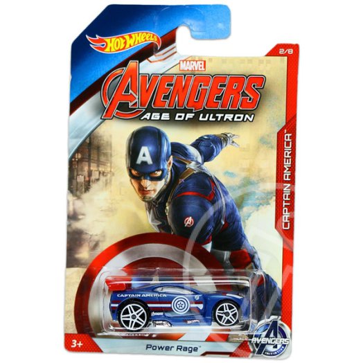 Hot Wheels: Bosszúállók 2 kisautó - Amerika kapitány