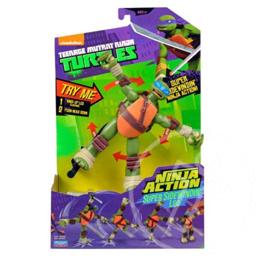 Tini Nindzsa Teknőcök: Ninja Action figurák - Super Sidewindin Leonardo