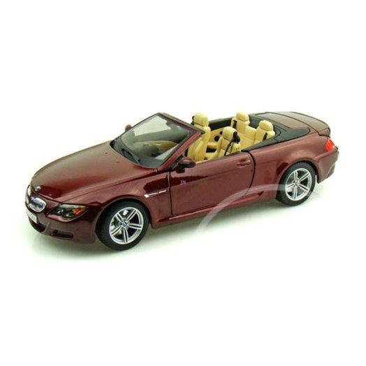 BMW M6 autómodell - 1:18, bordó