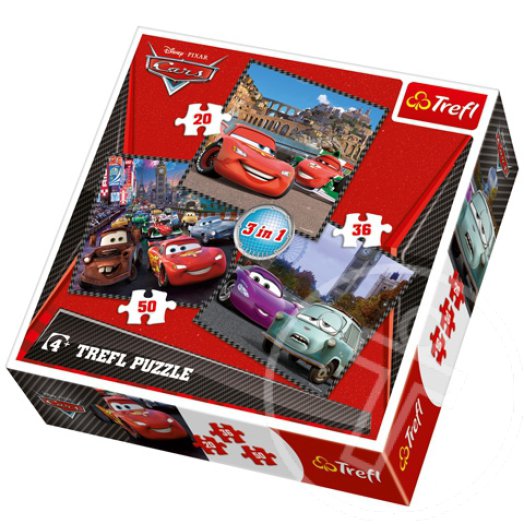 Verdák2 3 az 1-ben 20,36,50 darabos puzzle mix