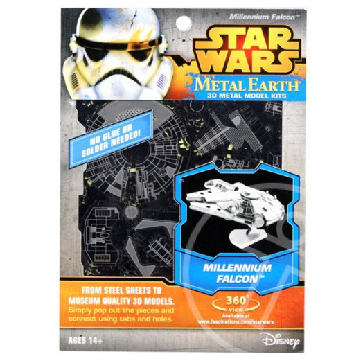 Metal Earth Star Wars: 3D fém modell - Millenium Falcon űrrepülő
