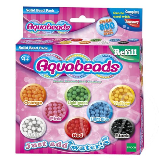 Aquabeads utántöltő színes gyöngyök