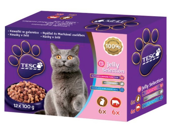 TESCO alutasakos macskaeledel multipack