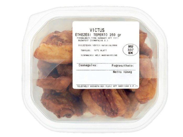Victus étkezési tepertő