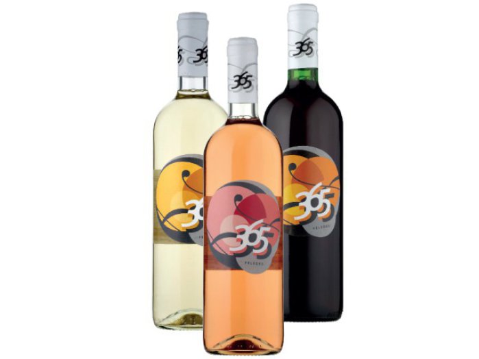 365 félédes vörös-, rosé- vagy fehérbor
