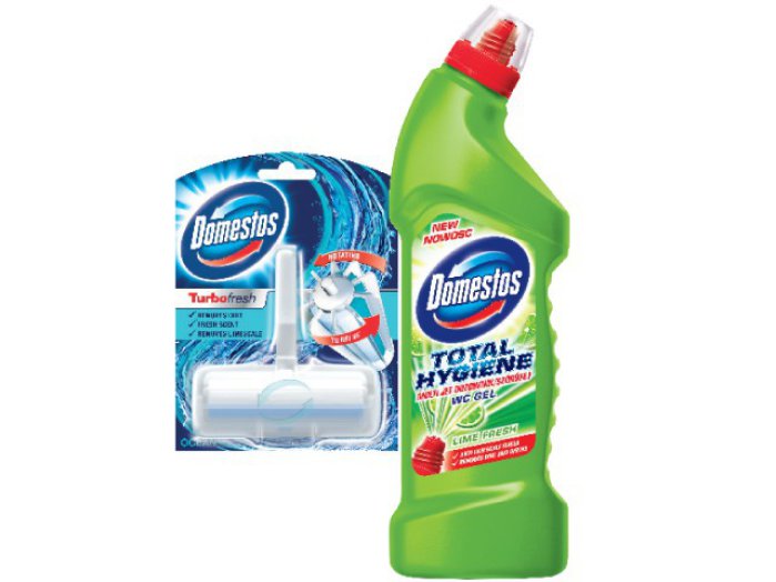 Domestos Power5 vagy Turbo Fresh WC-frissítő blokk