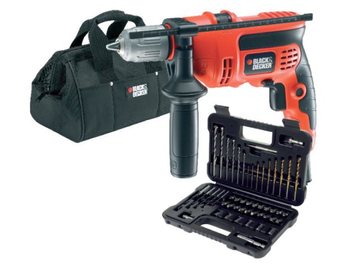 BLACK&DECKER KR714SA ütvefúró csavarozókészlettel