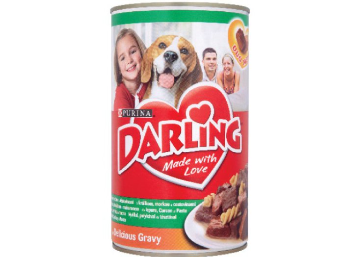 Darling konzerv kutyaeledel