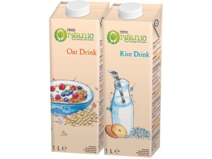 Tesco Organic rizs- vagy zabital