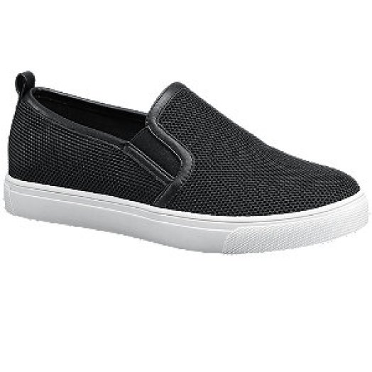 Fekete női slipper