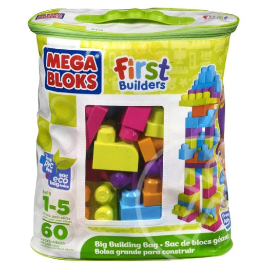 Mega Bloks - 60 db építőkocka táskában