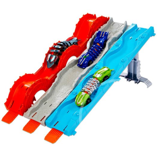Hot Wheels City: mutáns állatjárgányok - 3 az 1-ben csúszka pálya