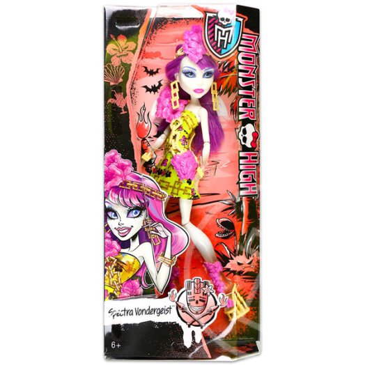 Monster High Virágos Tiki Party babák - Spectra Vondergeist