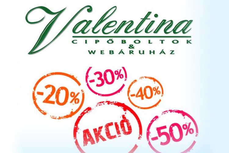 Hatalmas leárazás a Valentina Cipőboltban!