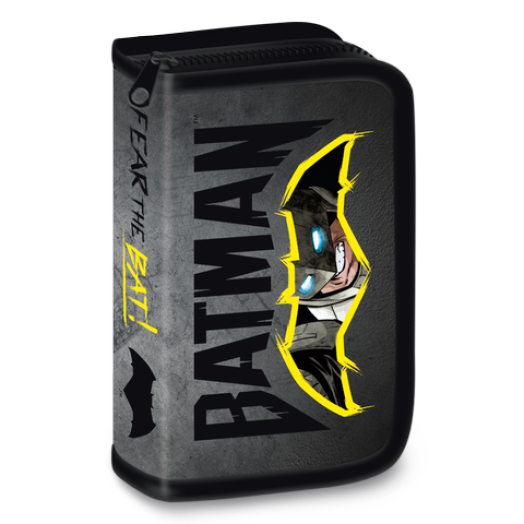 Batman tolltartó írószerekkel feltöltött