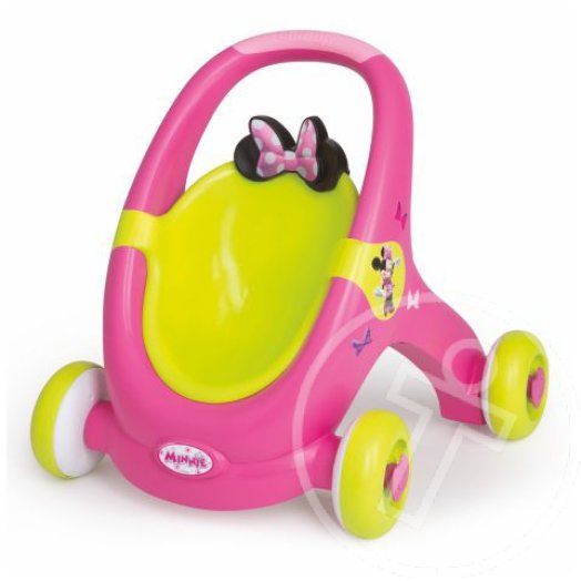 Smoby: Minnie Egér 2 az 1-ben járássegítő babakocsi - Simba Toys