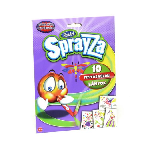 Sprayza festősablon lányoknak