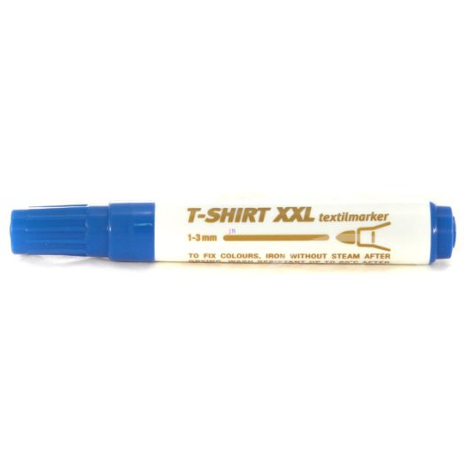 ICO T-Shirt XXL vastag textil filctoll - kék