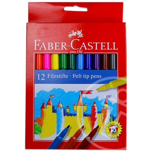 Faber-Castell színes filctoll készlet – 12 db