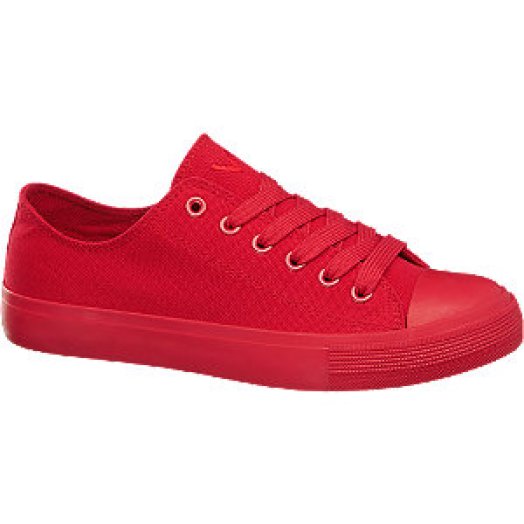 Piros női sneaker