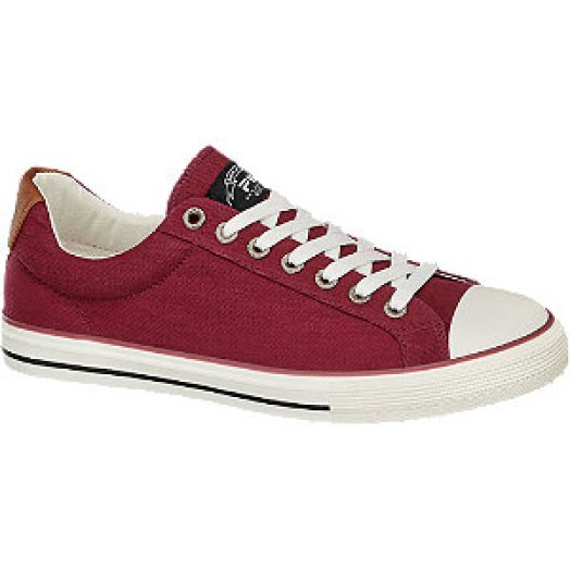 Burgundi színű férfi sneaker