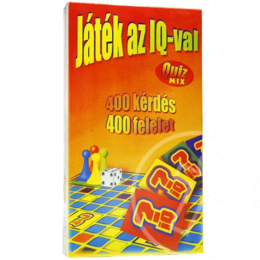 JÁTÉK AZ IQ-VAL - QUIZ MIX - 400 KÉRDÉS 400 FELELET