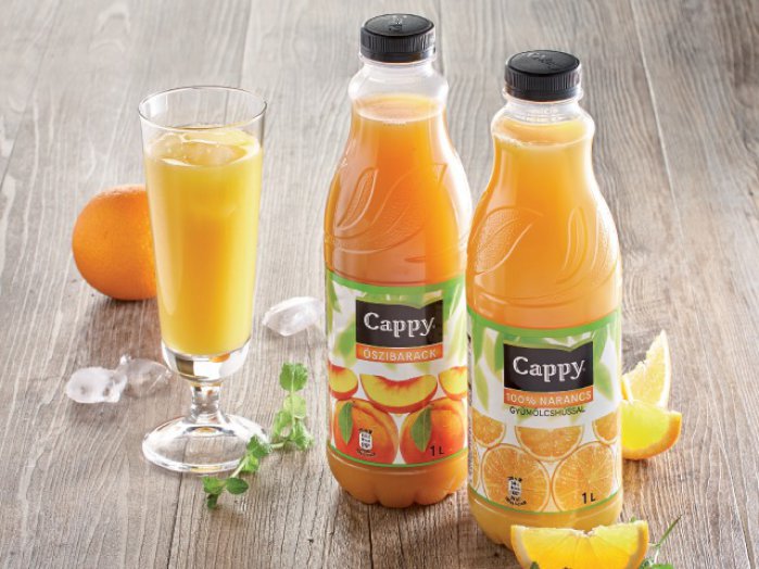 Cappy gyümölcs-nektár és 100%-os gyümölcslé